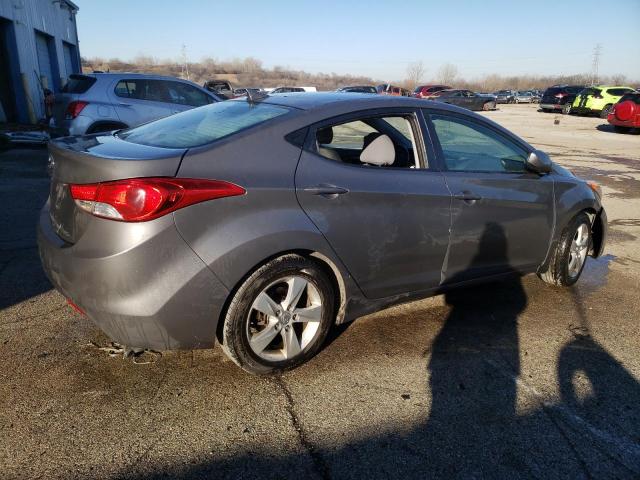 5NPDH4AE9DH365104 - 2013 HYUNDAI ELANTRA GLS GRAY photo 3