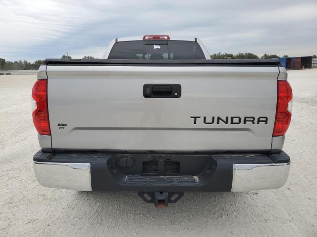 5TFRY5F16JX242538 - 2018 TOYOTA TUNDRA DOUBLE CAB SR/SR5 SILVER photo 6