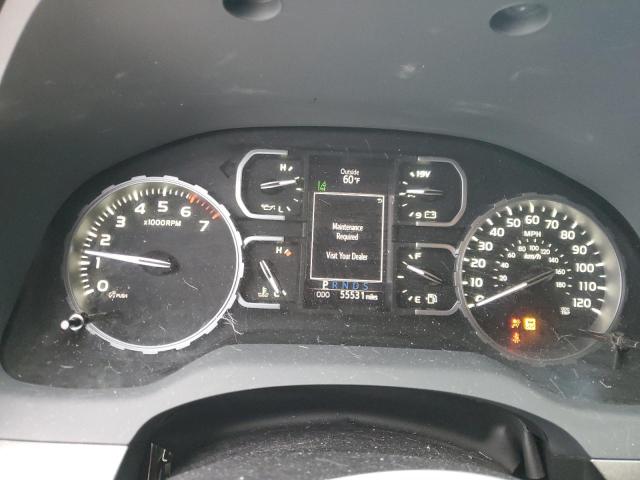 5TFRY5F16JX242538 - 2018 TOYOTA TUNDRA DOUBLE CAB SR/SR5 SILVER photo 9