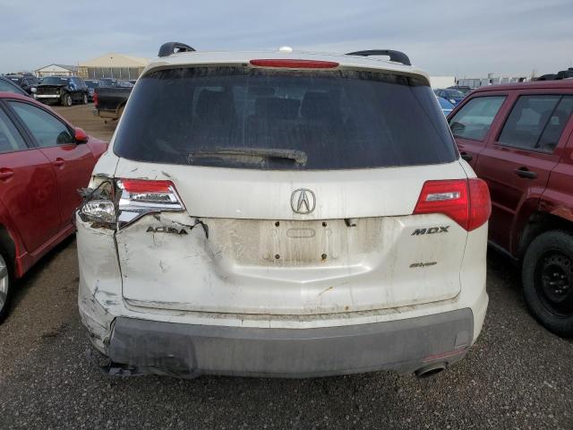 2HNYD28867H000405 - 2007 ACURA MDX SPORT WHITE photo 6