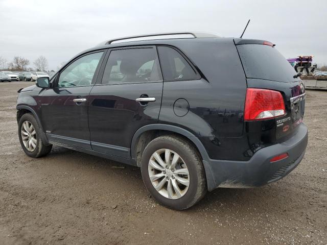 5XYKUDA22BG168207 - 2011 KIA SORENTO EX BLACK photo 2