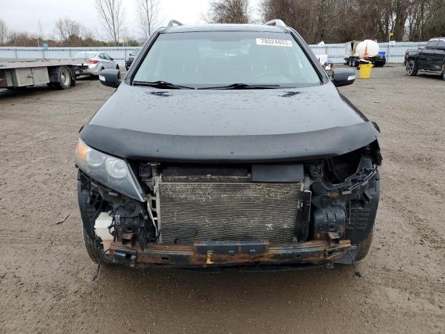 5XYKUDA22BG168207 - 2011 KIA SORENTO EX BLACK photo 5