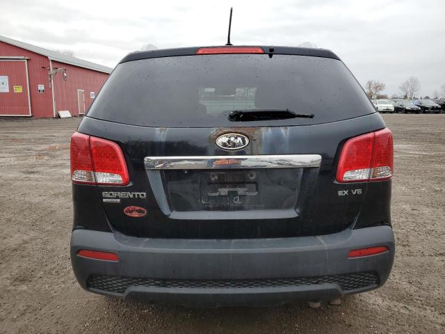 5XYKUDA22BG168207 - 2011 KIA SORENTO EX BLACK photo 6