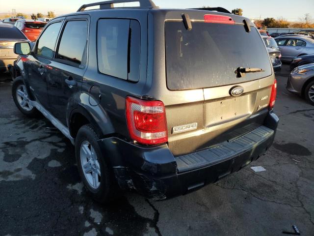 1FMCU59329KC20460 - 2009 FORD ESCAPE HYBRID GRAY photo 2