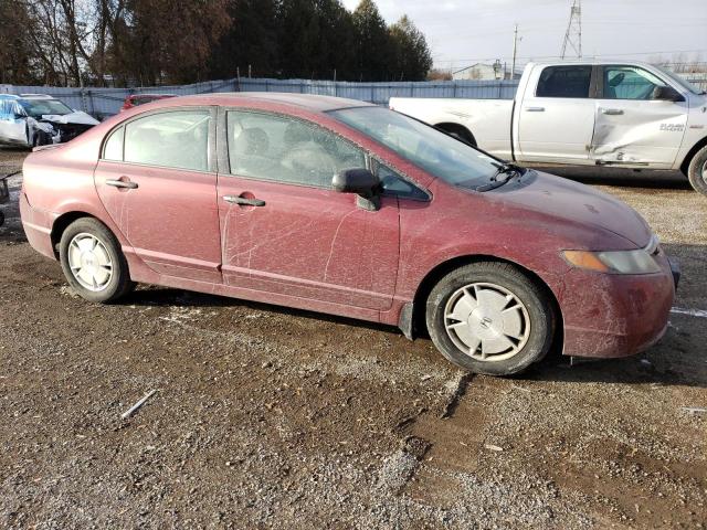 2HGFA164X8H022278 - 2008 HONDA CIVIC DX-G RED photo 4