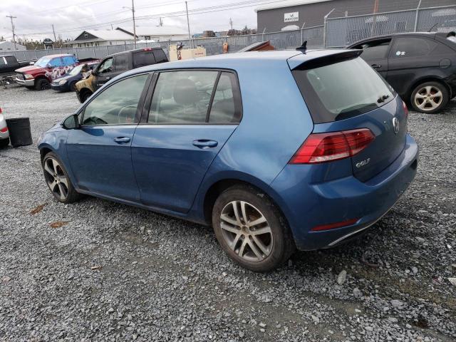 3VWG17AU0JM287289 - 2018 VOLKSWAGEN GOLF S BLUE photo 2