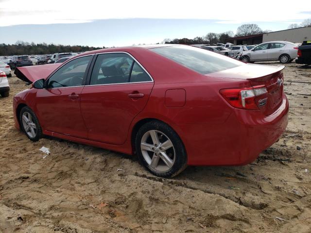 4T1BF1FK8CU609447 - 2012 TOYOTA CAMRY BASE RED photo 2
