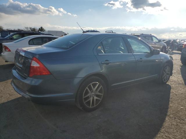 3FAHP0JG5CR382580 - 2012 FORD FUSION SEL TEAL photo 3