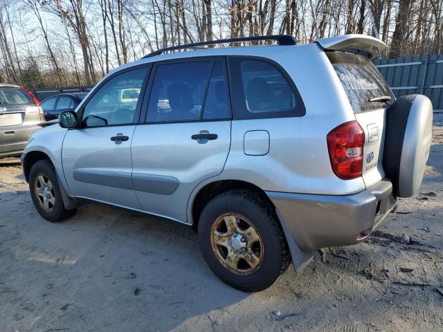 JTEGD20VX40011437 - 2004 TOYOTA RAV4 SILVER photo 2