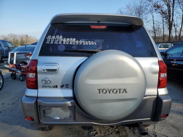 JTEGD20VX40011437 - 2004 TOYOTA RAV4 SILVER photo 6