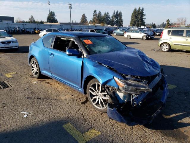 JTKJF5C7XFJ012791 - 2015 TOYOTA SCION TC BLUE photo 4