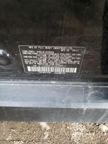 JF2SHBHC9CH404501 - 2012 SUBARU FORESTER TOURING 黑色 照片 12