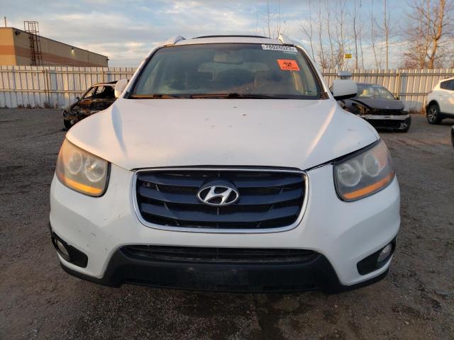 5XYZHDAG3BG022445 - 2011 HYUNDAI SANTA FE SE WHITE photo 5