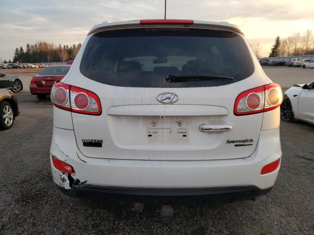 5XYZHDAG3BG022445 - 2011 HYUNDAI SANTA FE SE WHITE photo 6