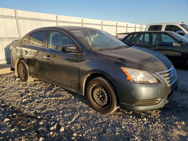 3N1AB7AP1EL671497 - 2014 NISSAN SENTRA S BLUE photo 4