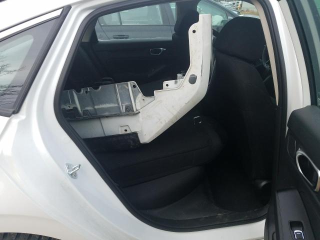 2HGFE2F26NH128859 - 2022 HONDA CIVIC LX WHITE photo 10