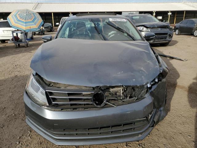 3VWD07AJ7FM336460 - 2015 VOLKSWAGEN JETTA SE CHARCOAL photo 5