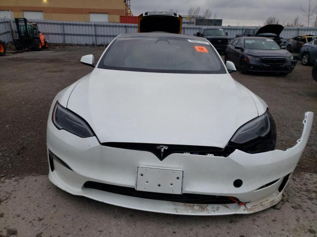 5YJSA1E55PF503650 - 2023 TESLA MODEL S თეთრი ფოტო 5