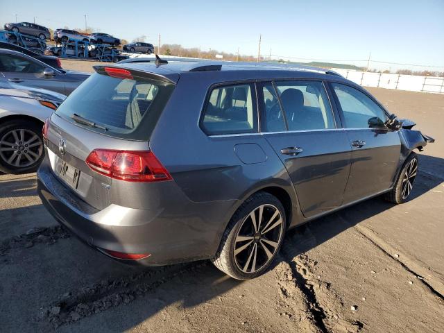 3VWCA7AU0FM509769 - 2015 VOLKSWAGEN GOLF SPORT TDI S GRAY photo 3