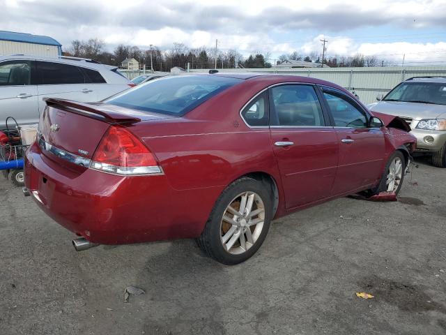 2G1WU583881319780 - 2008 CHEVROLET IMPALA LTZ RED photo 3