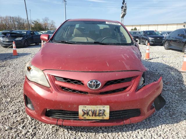 JTDBU4EE6BJ097646 - 2011 TOYOTA COROLLA BASE RED photo 5