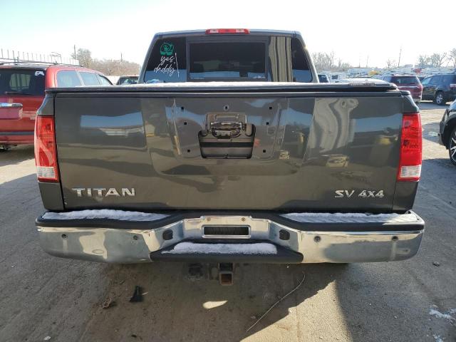 1N6AA0EC3BN308514 - 2011 NISSAN TITAN S GRAY photo 6