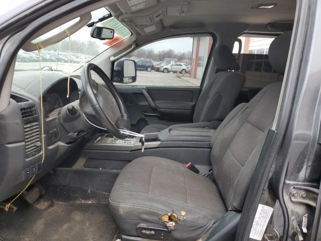 1N6AA0EC3BN308514 - 2011 NISSAN TITAN S GRAY photo 7