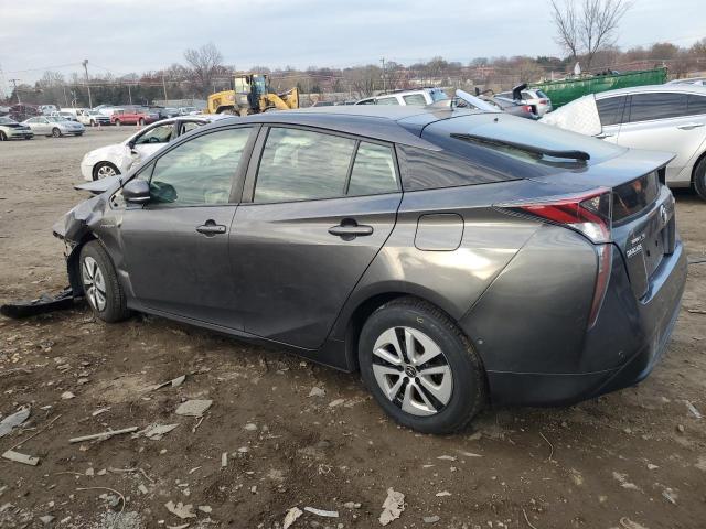 JTDKBRFU5J3598975 - 2018 TOYOTA PRIUS GRAY photo 2