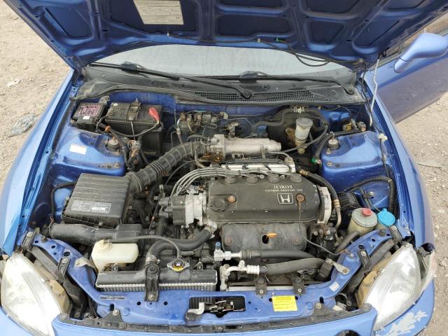 JHMEG1244PS004895 - 1993 HONDA CIVIC DEL SOL S BLUE photo 11