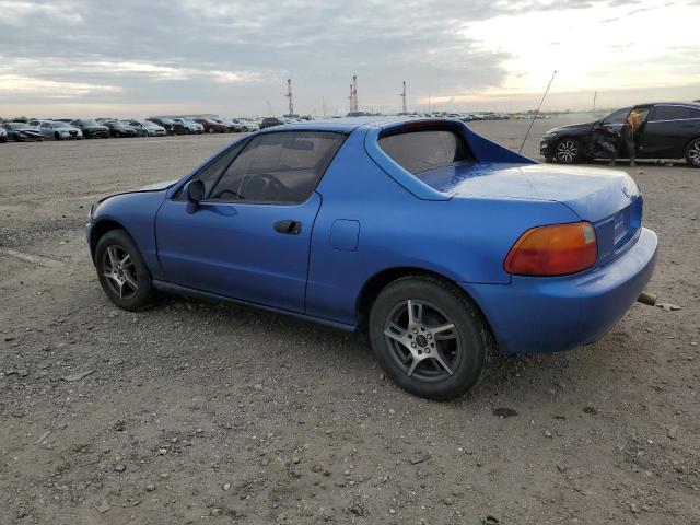 JHMEG1244PS004895 - 1993 HONDA CIVIC DEL SOL S BLUE photo 2