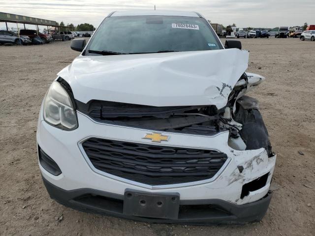 2GNALBEK8G1168959 - 2016 CHEVROLET EQUINOX LS WHITE photo 5