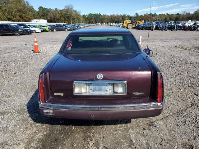 1G6KD52B1SU224739 - 1995 CADILLAC DEVILLE BURGUNDY photo 6