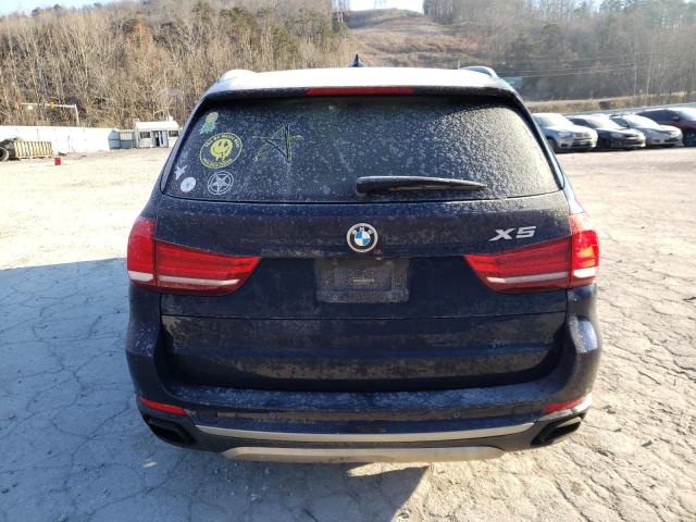 5UXKR6C5XF0J74139 - 2015 BMW X5 XDRIVE50I BLUE photo 6