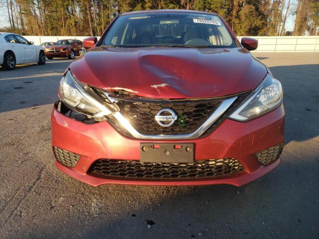 3N1AB7AP9GL644695 - 2016 NISSAN SENTRA S BURGUNDY photo 5