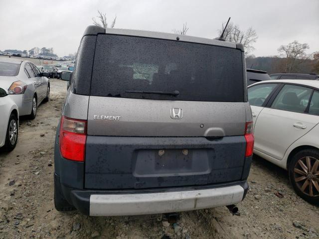 5J6YH18685L008096 - 2005 HONDA ELEMENT EX GRAY photo 6