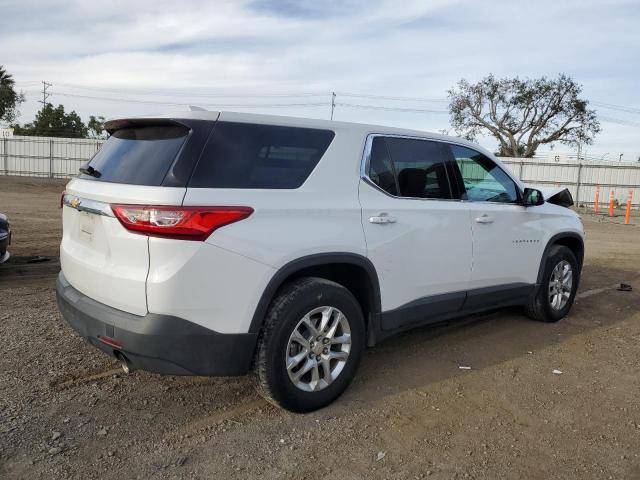 1GNERFKW5KJ125886 - 2019 CHEVROLET TRAVERSE LS WHITE photo 3