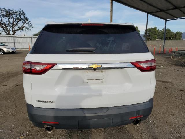 1GNERFKW5KJ125886 - 2019 CHEVROLET TRAVERSE LS WHITE photo 6