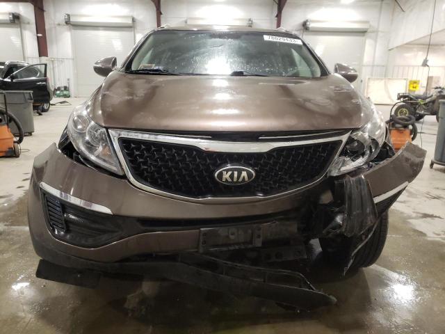 KNDPBCAC2E7568347 - 2014 KIA SPORTAGE LX BROWN photo 5