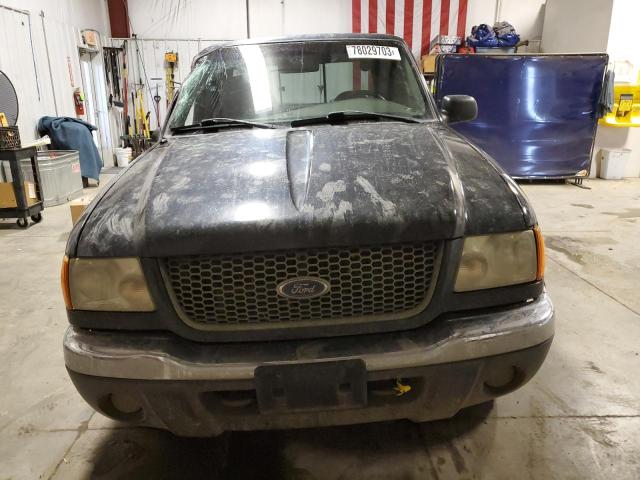 1FTZR15U12TA11802 - 2002 FORD RANGER SUPER CAB BLACK photo 5