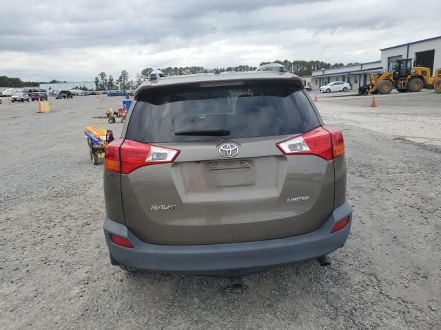 JTMYFREV3D5004014 - 2013 TOYOTA RAV4 LIMITED BROWN photo 6