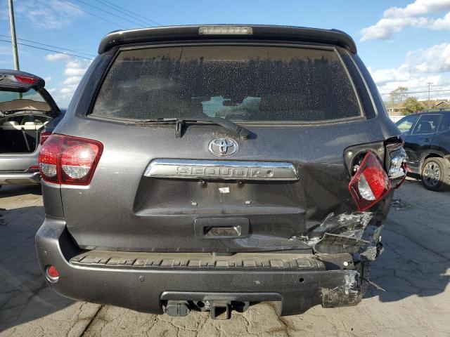 5TDDY5G12KS171824 - 2019 TOYOTA SEQUOIA PLATINUM GRAY photo 6