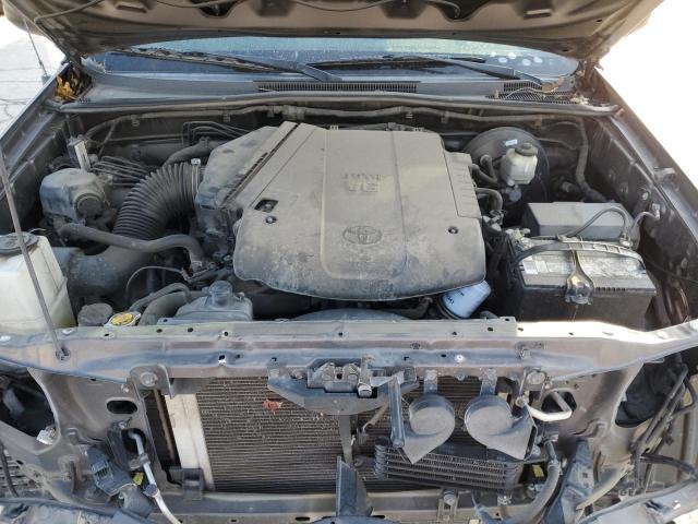 5TFJU4GN3FX081111 - 2015 TOYOTA TACOMA DOUBLE CAB PRERUNNER GRAY photo 11