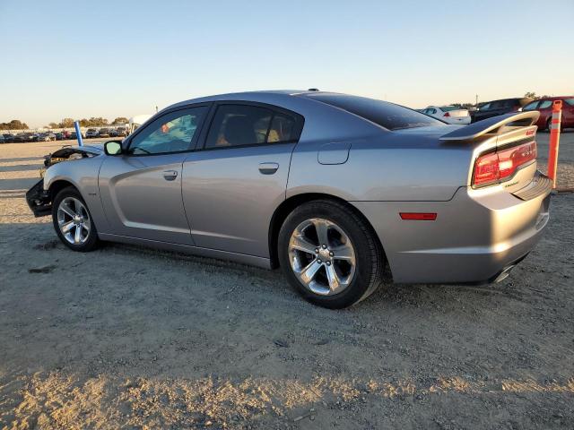 2C3CDXCT8EH137887 - 2014 DODGE CHARGER R/T SILVER photo 2