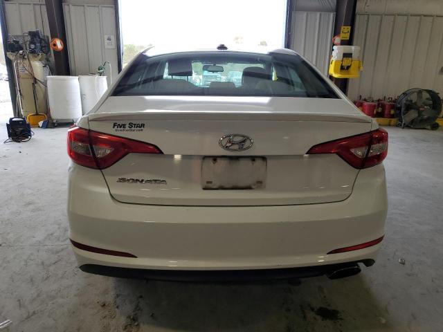 5NPE24AF5GH321068 - 2016 HYUNDAI SONATA SE WHITE photo 6