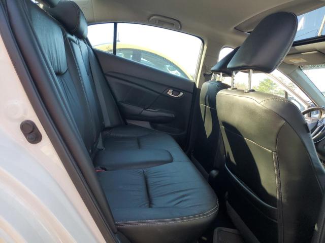 19XFB2F9XDE010442 - 2013 HONDA CIVIC EXL თეთრი ფოტო 10