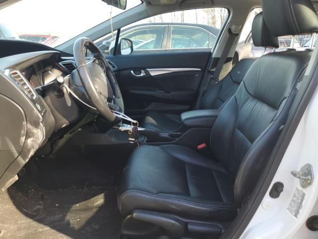 19XFB2F9XDE010442 - 2013 HONDA CIVIC EXL თეთრი ფოტო 7