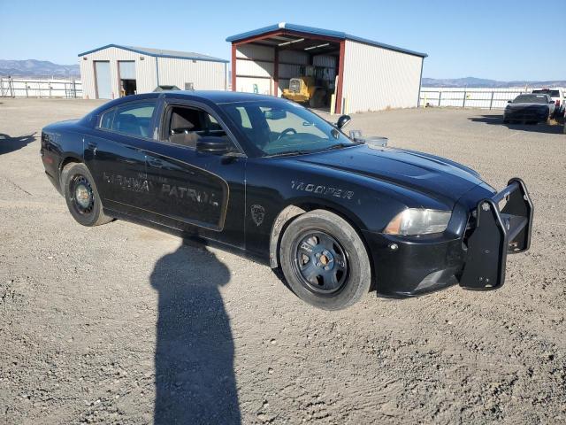 2C3CDXAT4DH673799 - 2013 DODGE CHARGER POLICE BLACK photo 4