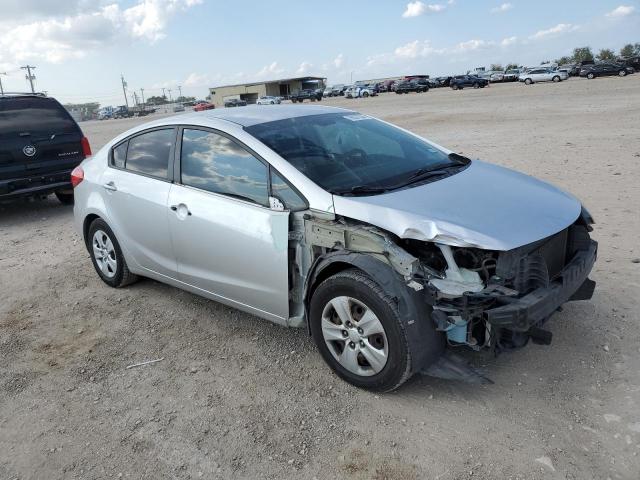 KNAFK4A66F5315568 - 2015 KIA FORTE LX SILVER photo 4