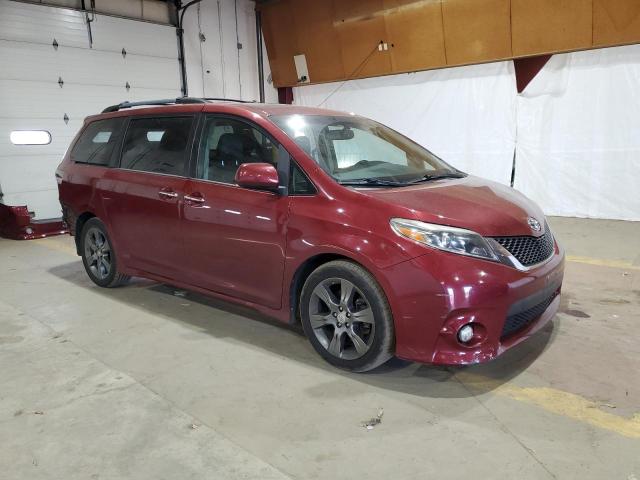 5TDXK3DC4FS652950 - 2015 TOYOTA SIENNA SPORT BURGUNDY photo 4