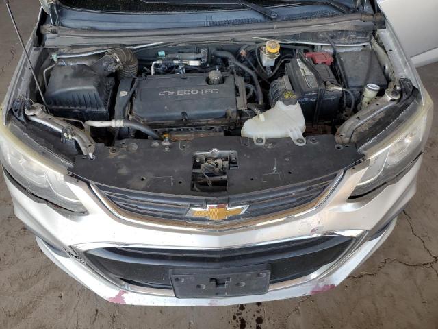 1G1JB5SH5H4137978 - 2017 CHEVROLET SONIC LS SILVER photo 11